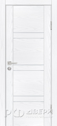 Межкомнатная дверь PSM-6 (Дуб скай белый/Лунный лакобель)