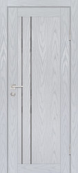 Межкомнатная дверь PSM-10 (Дуб скай серый/Серый лакобель)