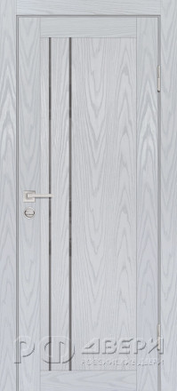 Межкомнатная дверь PSM-10 (Дуб скай серый/Серый лакобель)