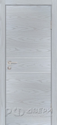 Межкомнатная дверь P-15 (Дуб скай серый)