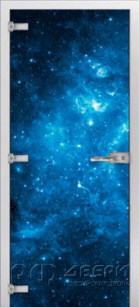 Стеклянная межкомнатная дверь Space-05 (Фотопечать)
