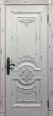 Дверь из массива бука Laura (Белый шебби) Мини фото #0