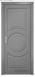Складная дверь книжка Софья (Серый Ral 7036)