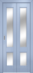 Складная дверь книжка Италия2 ПО (Голубой)