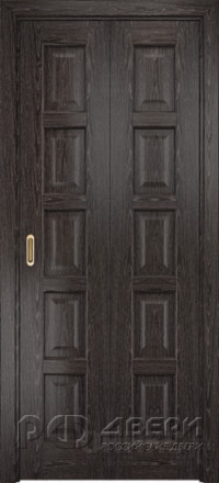 Складная дверь книжка Вена 2 ПГ (Абрикос тангентальный)