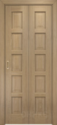 Складная дверь книжка Вена 2 ПГ (Капучино)