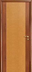 Межкомнатная дверь Комби (Красное дерево/Анегри)