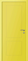 Межкомнатная дверь Ф2К multicolor (RAL 1018 Желтый)