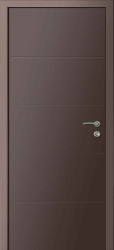 Межкомнатная дверь Ф4Г multicolor (RAL 8017 Коричневый)