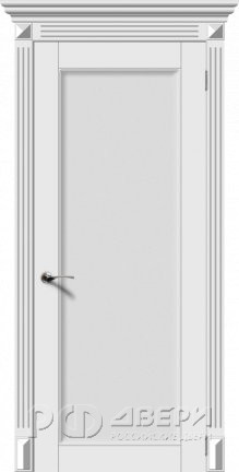Межкомнатная дверь Геометрия 1 ПГ (Эмаль белая)