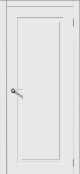 Межкомнатная дверь Квадро-6 ПГ (Эмаль белая)