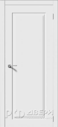 Межкомнатная дверь Квадро-6 ПГ (Эмаль белая)