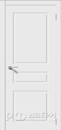 Межкомнатная дверь Трио-Н ПГ (Эмаль белая)