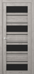 Межкомнатная дверь Монтана ПО (Soft touch Графит/Черное)