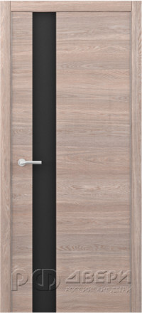 Межкомнатная дверь Модель G ПГ (Дуб карамельный/Черное)
