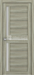 Межкомнатная дверь Eco-Light 2121 ПО (Серый Велюр/Светлое Сатинато)