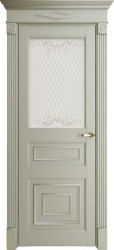 Межкомнатная дверь Florence Stile 62001 ПО (Серена Cветло-серый/Свелое Сатинато)