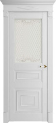 Межкомнатная дверь Florence Stile 62001 ПО (Серена Белая/Свелое Сатинато)