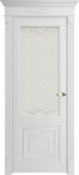 Межкомнатная дверь Florence Stile 62002 ПО (Серена Белая/Свелое Сатинато)