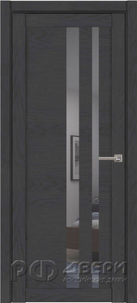 Межкомнатная дверь Light Soft touch 30008 ПО (Софт Антрацит/Серое зеркало)