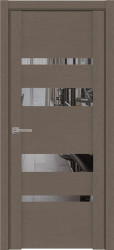 Межкомнатная дверь UniLine Soft touch 30013 ПО (Софт Тортора/Серое зеркало)