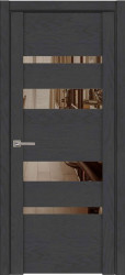 Межкомнатная дверь Light Soft touch 30013 ПО (Софт Антрацит/Бронзовое зеркало)