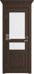 Межкомнатная дверь Versales 40006 ПО (Дуб Французский/Свелое Сатинато)