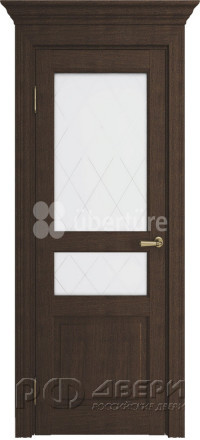 Межкомнатная дверь Versales 40006 ПО (Дуб Французский/Свелое Сатинато)