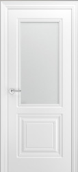 Межкомнатная дверь Delta 2 ПО (Белая/Сатинат)