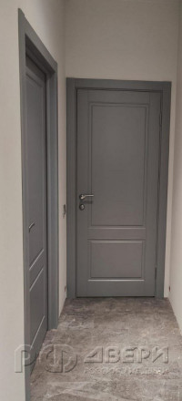 Межкомнатная дверь Скай-2 ПГ (Серая эмаль)