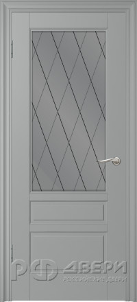 Межкомнатная дверь Скай-3 ПО (Серая эмаль)