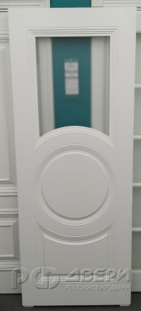 Межкомнатная дверь Уно-5 ПО (Белая эмаль)