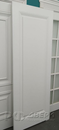 Межкомнатная дверь Уно-1 ПГ (Белая эмаль)