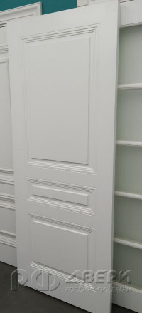 Межкомнатная дверь Уно-3 ПГ (Белая эмаль)