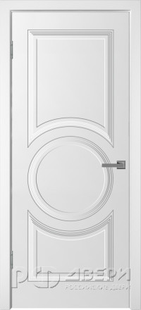 Межкомнатная дверь Уно-5 ПГ (Белая эмаль)