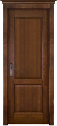 Дверь из массива ольхи М5 ПГ (Античный орех)
