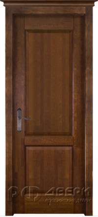 Дверь из массива ольхи М5 ПГ (Античный орех)