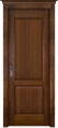 Дверь из массива ольхи М5 ПГ (Античный орех) Мини фото #0