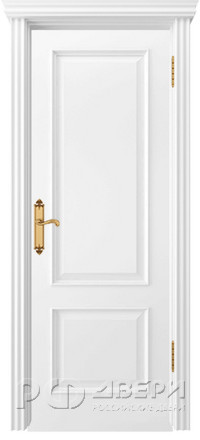 Межкомнатная дверь Криста-1 ПГ (Эмаль белая)
