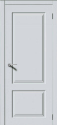 Межкомнатная дверь Квадро-2 ПГ (Лайтгрей Эмаль)