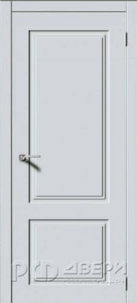 Межкомнатная дверь Квадро-2 ПГ (Лайтгрей Эмаль)