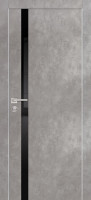 PX-8 AL кромка с 4-х ст. (Серый бетон/Черный лакобель)
