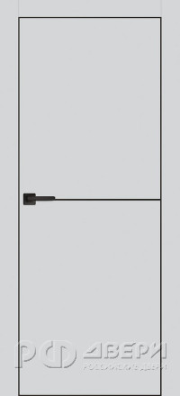 Межкомнатная дверь PX-19 ПГ молдинг черная кромка с 4-х ст. (Агат)