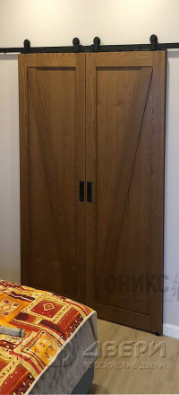 Межкомнатная дверь Лофт 3 ПГ (Каштан)