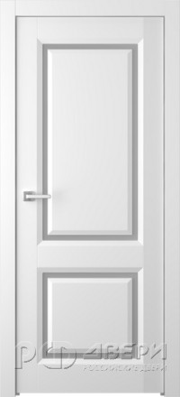 Межкомнатная дверь Платинум 2 ПО (Эмаль Белая)