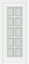 Межкомнатная дверь Прованс 10 ПО (Белая эмаль)