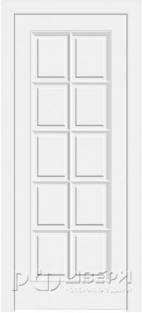 Межкомнатная дверь Прованс 10 ПГ (Белая эмаль)