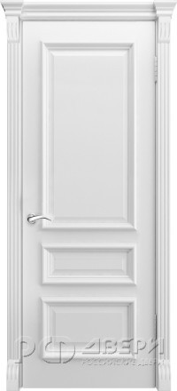 Межкомнатная дверь Калипсо ПГ (Белая эмаль)
