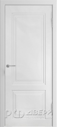 Межкомнатная дверь L-2.2 ПГ (Белая эмаль)