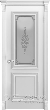 Межкомнатная дверь Торес ПО (Белая эмаль)